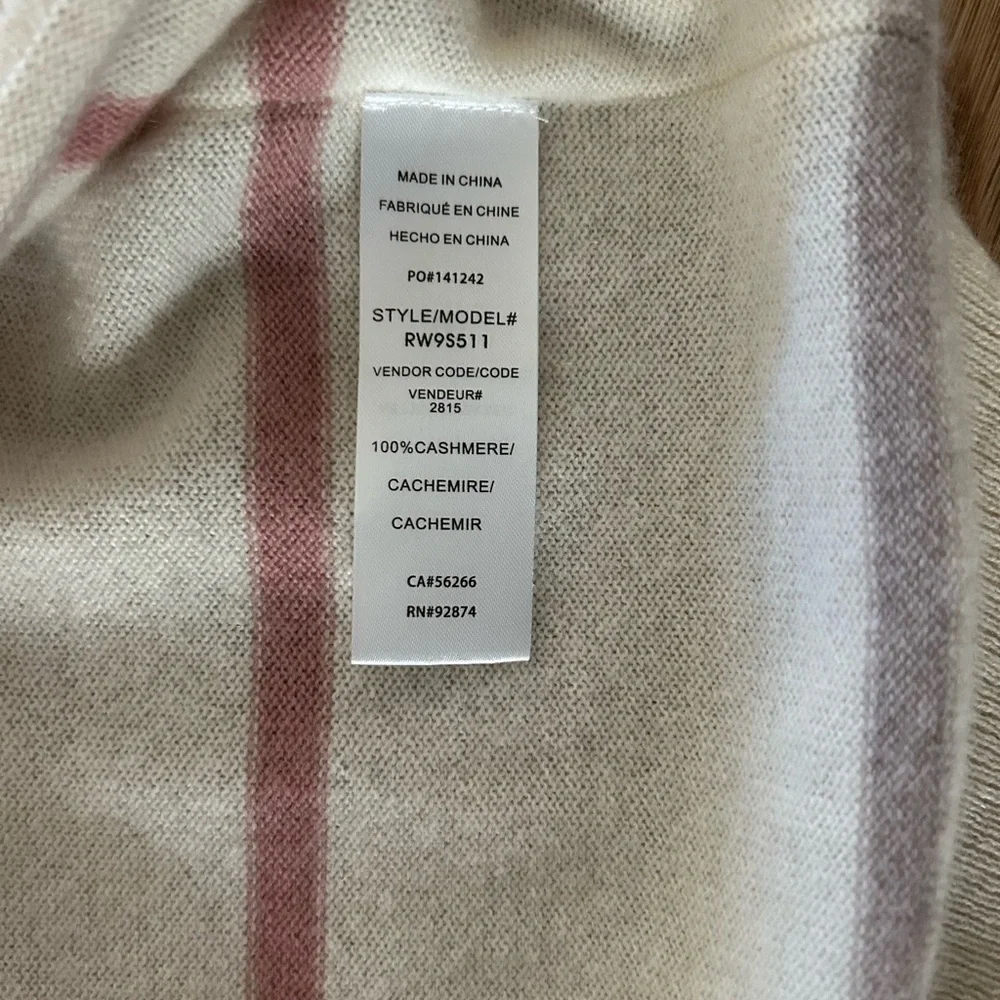 Splendid women’s cashmere striped sweater - Picture 5 of 8